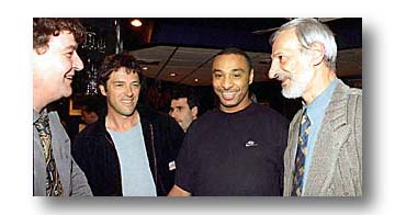Alain Gilles en compagnie de Greg Beugnot, Alain Larrouquis et Delaney Rudd